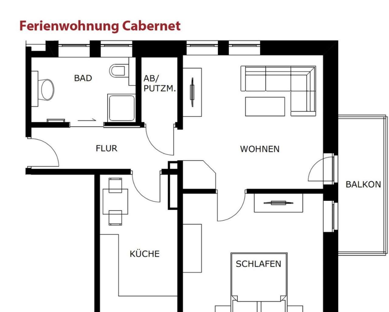 Ferienwohnungen Engelmannstift Бахарах Стая снимка